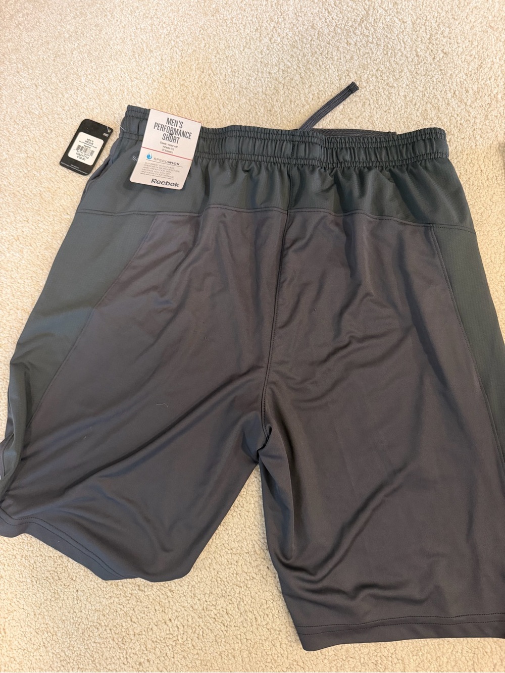 Reebok Men's Athletic Shorts in Dark Gray